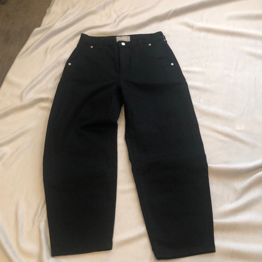 Jeans high-waisted barrel cut